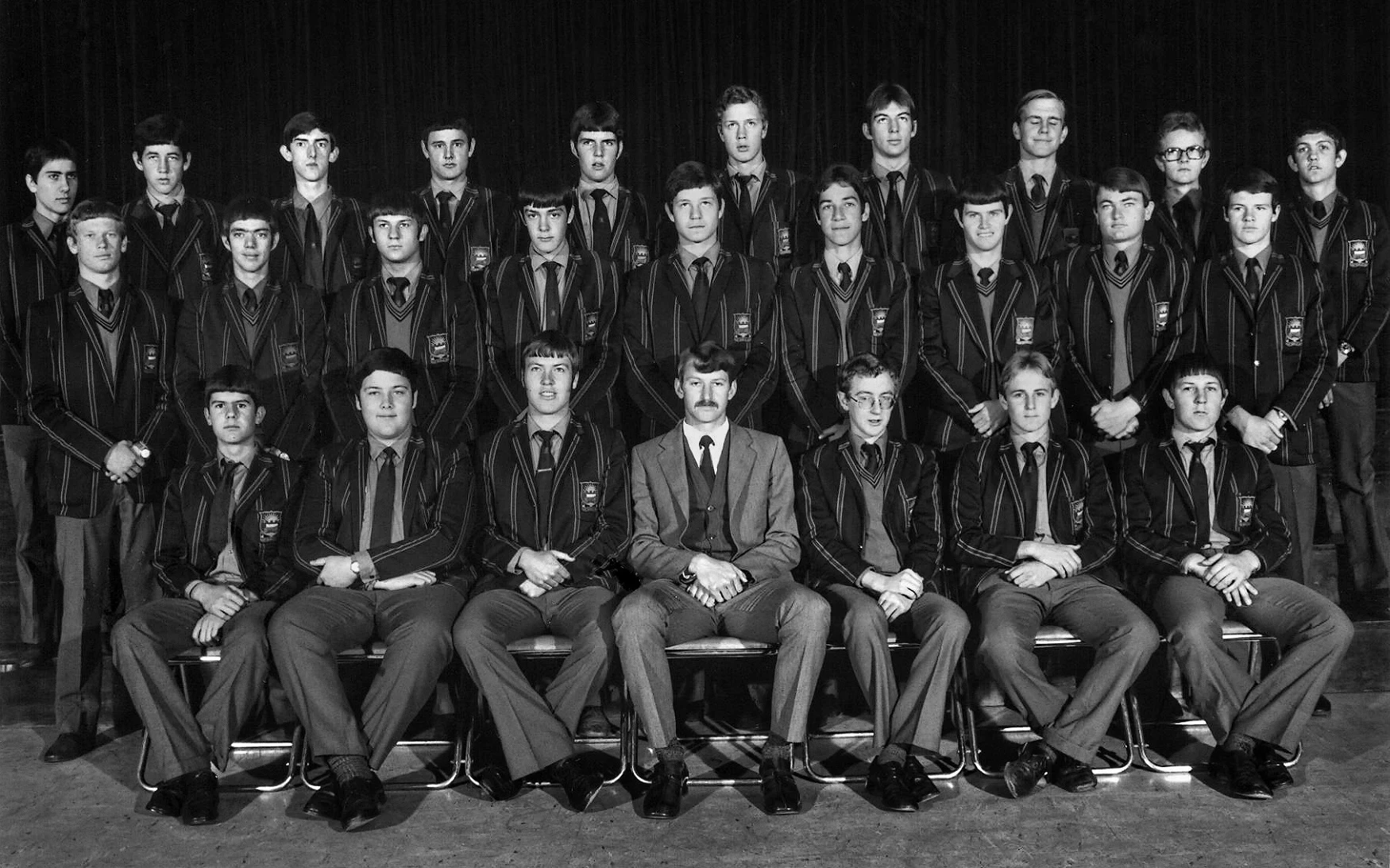 Klasfoto 10B, Afrikaanse Hoër Seunskool, 1976
