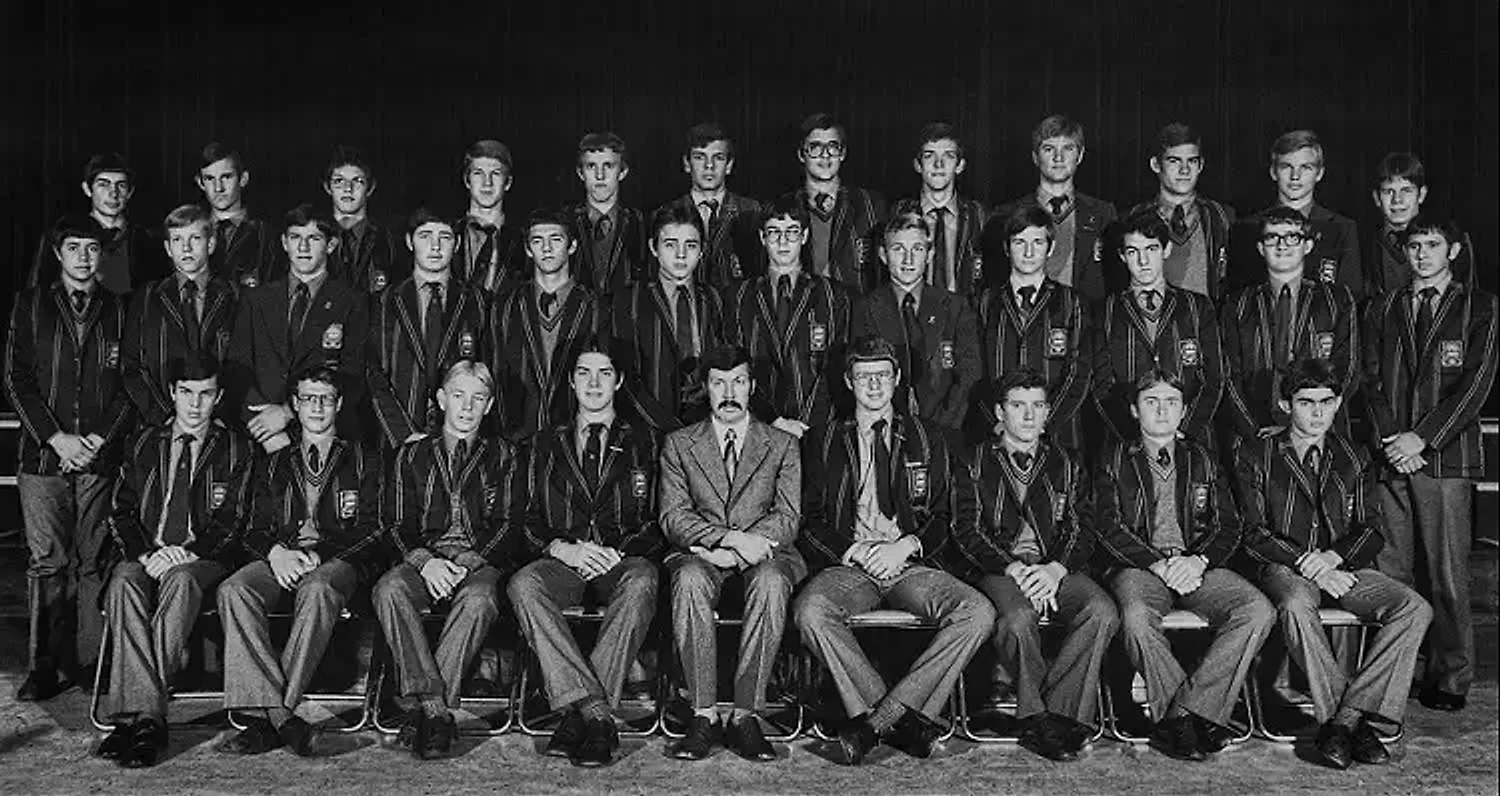 Klasfoto 10E, Afrikaanse Hoër Seunskool, 1976