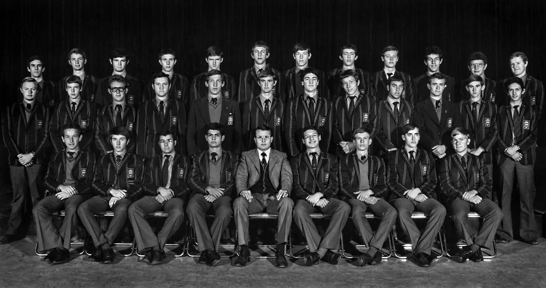 Klasfoto 10F, Afrikaanse Hoër Seunskool, 1976